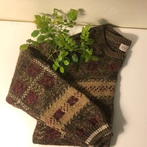 Vintage St John’s Bay sweater - cotton/Ramie/Linen - XL